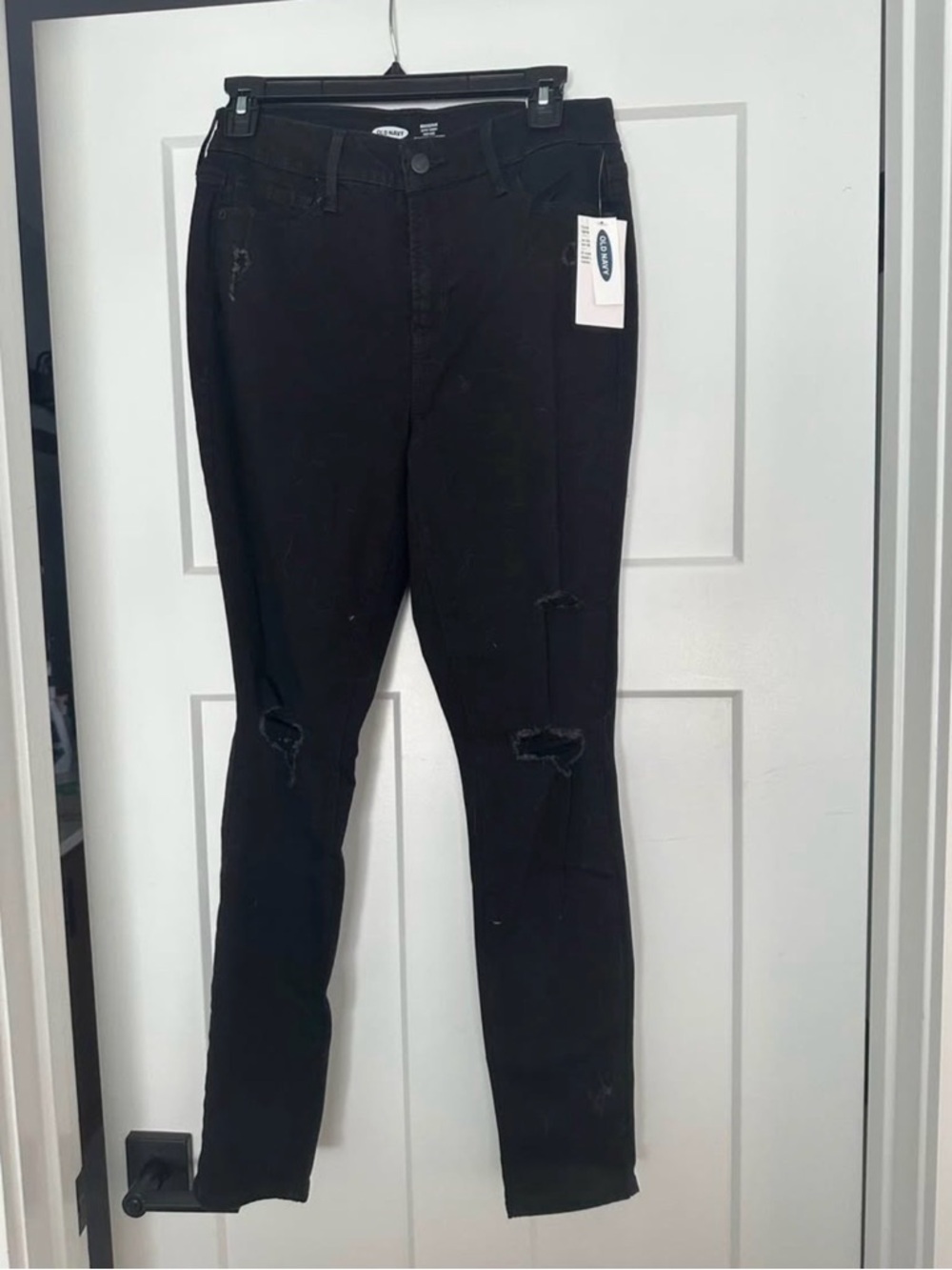 OLD NAVY Black Super Skinny Rockstar Jeans-Size 6